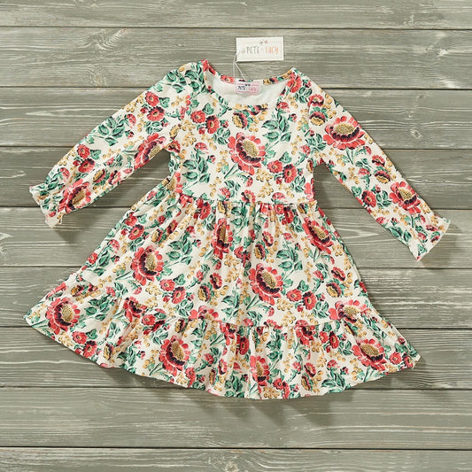 Harvest Blooms Girl's Dress