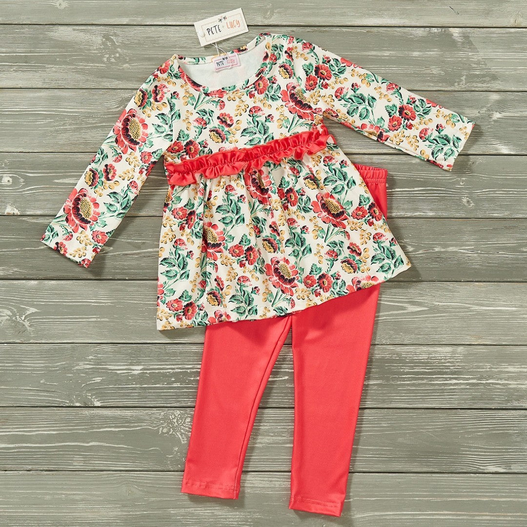 Harvest Blooms Girls Two Piece Set